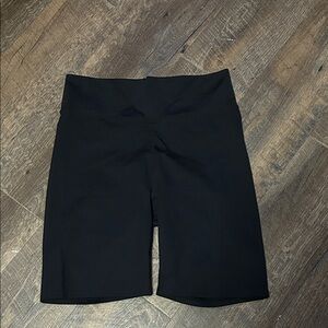 Madewell Women's MWL Form High-Rise 7" Biker Shorts Medium MD298 Black